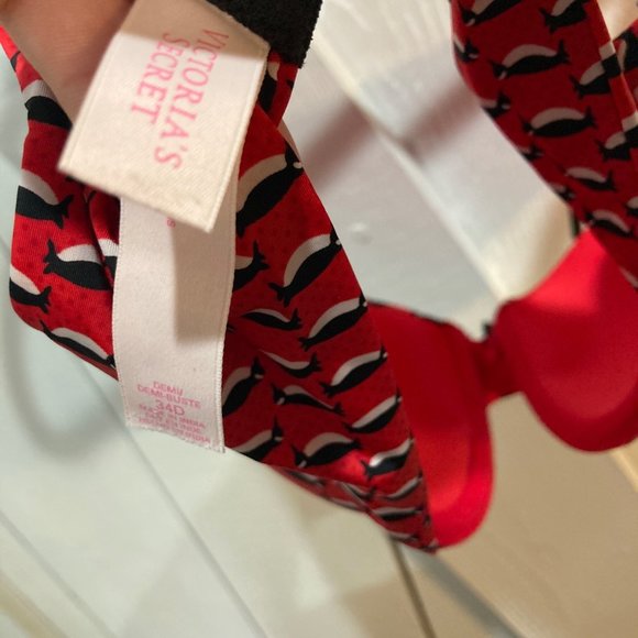 Victoria's secret penguin print demi bra 34 D - Picture 6 of 8